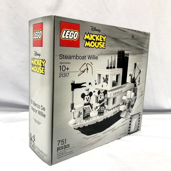 Lego IDEAS 21317 Disney Mickey Mouse Steamboat Willie Artist Signed Misprint #24 - Picture 3 of 7